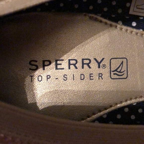 Gold SPERRY top sliders - Picture 2 of 5